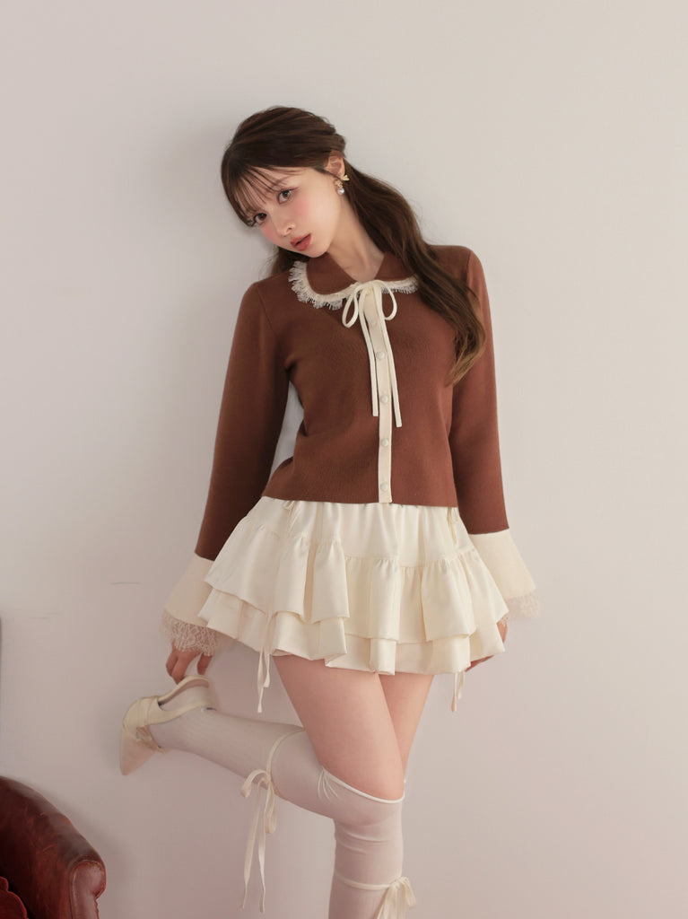 model：160cm　(size：F　color：Brown)