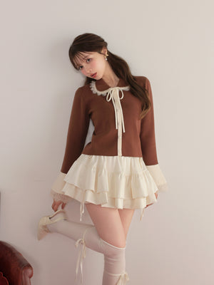 model：160cm　(size：F　color：Brown)
