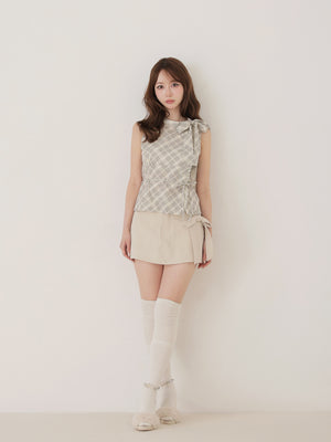 model：162cm　(size：F　color：Ivory)