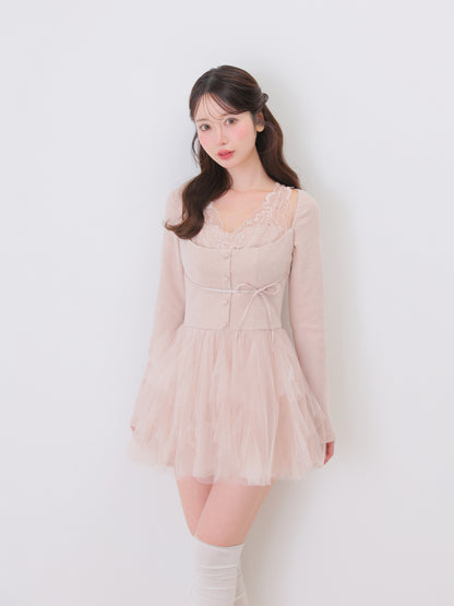 model：162cm　(size：F　color：Pink)