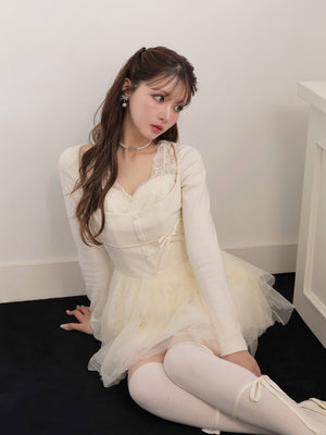 model：160cm　(size：F　color：Ivory)