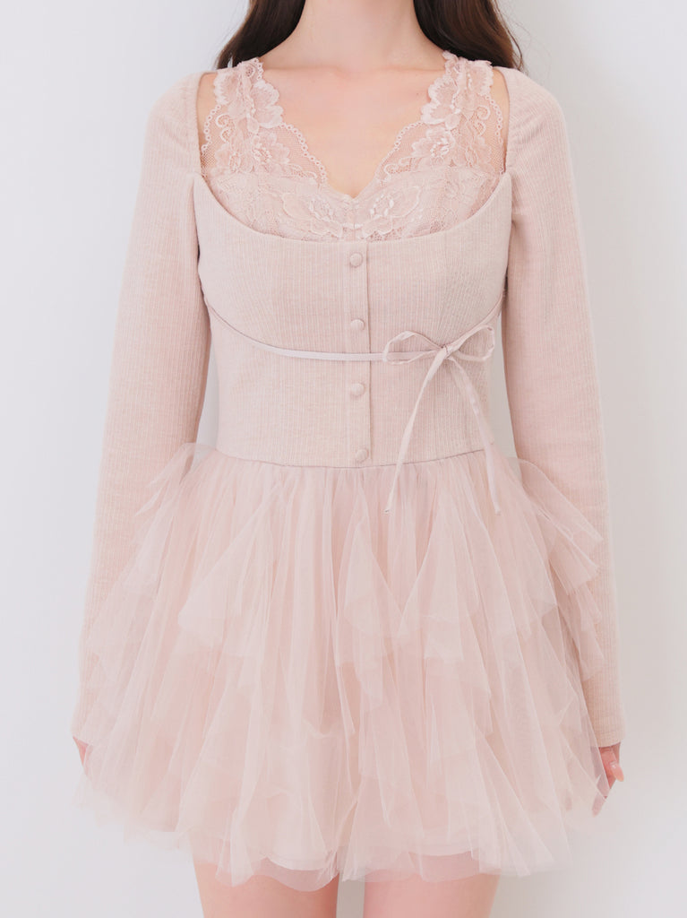 model：162cm　(size：F　color：Pink)