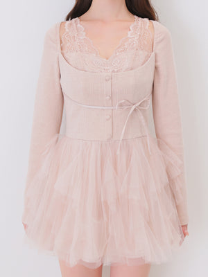 model：162cm　(size：F　color：Pink)