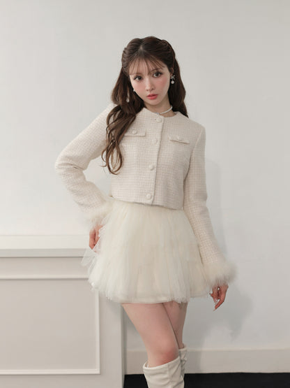 model：160cm　(size：F　color：Ivory)