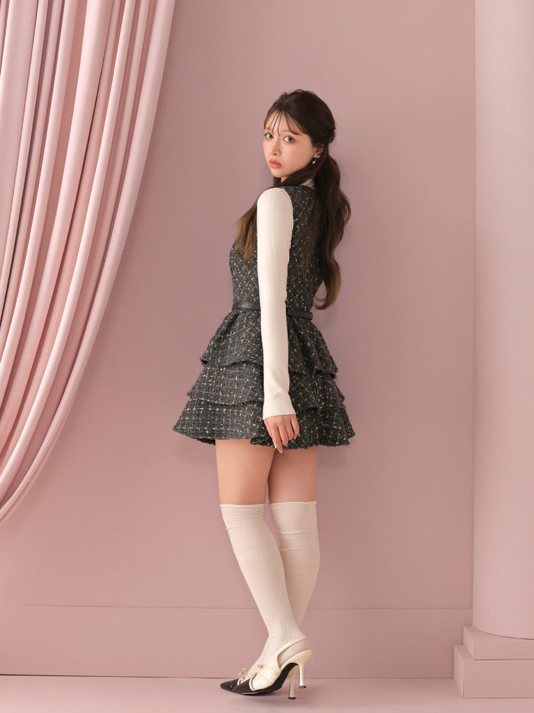 model：160cm　(size：F　color：Gray)