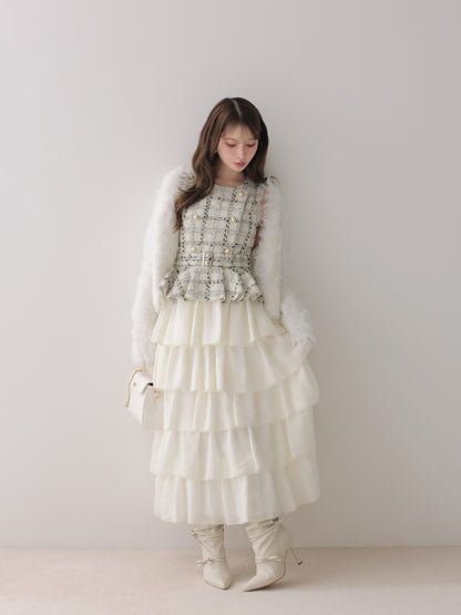 model：160cm　(size：F　color：White)