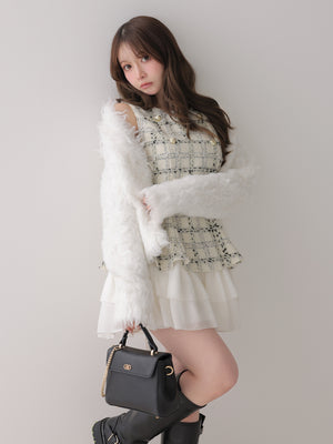 model：160cm　(size：F　color：White)