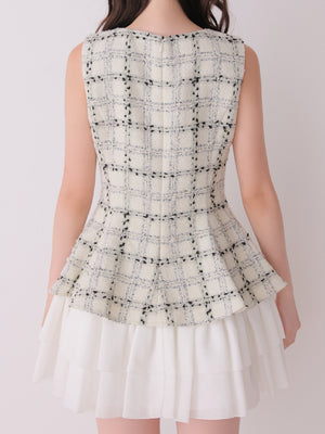 Maison tweed docking mini onepiece(eme11120)