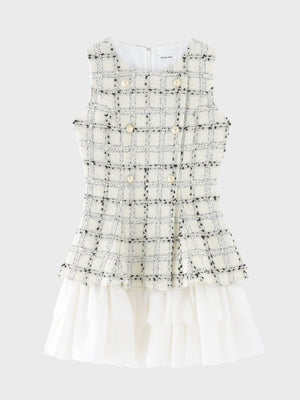 Maison tweed docking mini onepiece(eme11120)