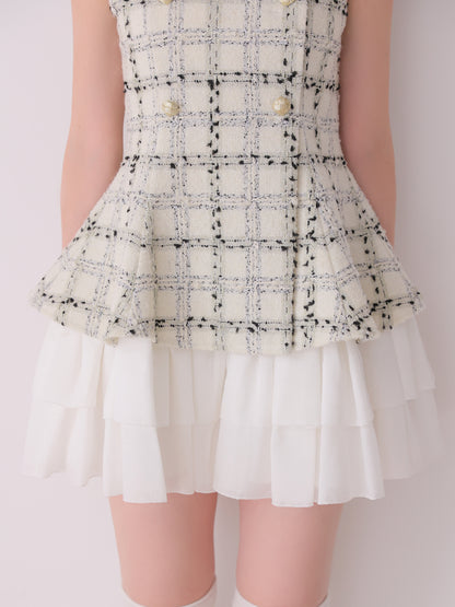 Maison tweed docking mini onepiece(eme11120)