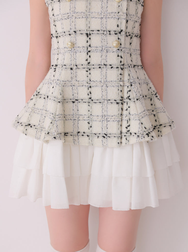 Maison tweed docking mini onepiece(eme11120)