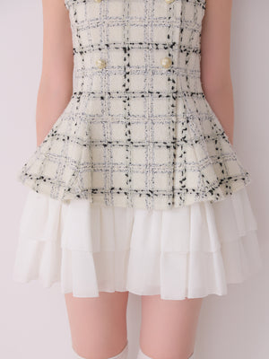 Maison tweed docking mini onepiece(eme11120)
