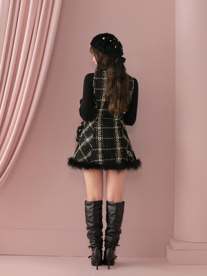 model：160cm　(size：F　color：Black)