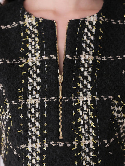 Renard tweed feather mini onepiece(eme11121)