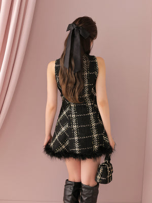 model：160cm　(size：F　color：Black)