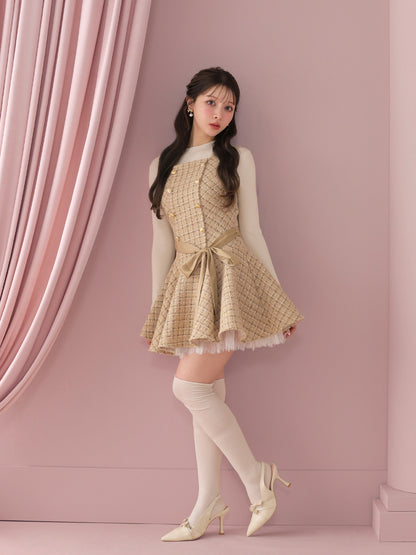 model：160cm　(size：F　color：Beige)