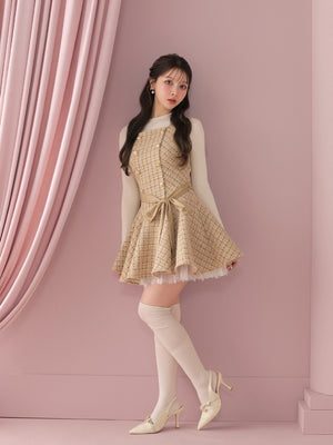 model：160cm　(size：F　color：Beige)