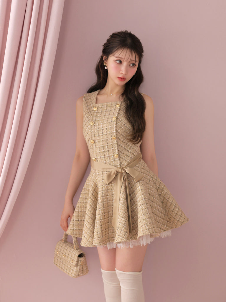 model：160cm　(size：F　color：Beige)