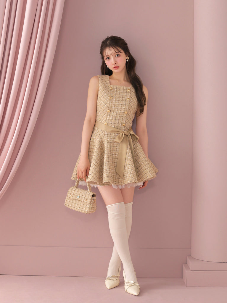 model：160cm　(size：F　color：Beige)