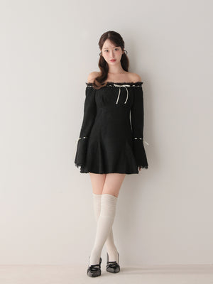 model：162cm　(size：F　color：Black)