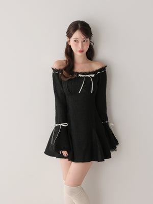 model：162cm　(size：F　color：Black)