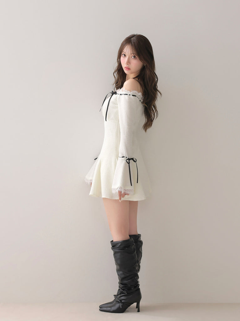 model：160cm　(size：F　color：White)