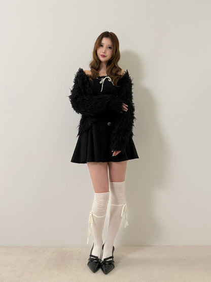 model：164cm　(size：F　color：Black)