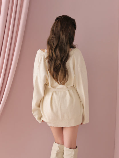 model：160cm　(size：F　color：Ivory)