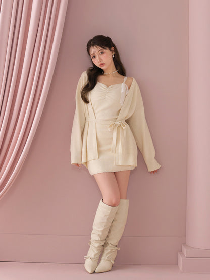 model：160cm　(size：F　color：Ivory)