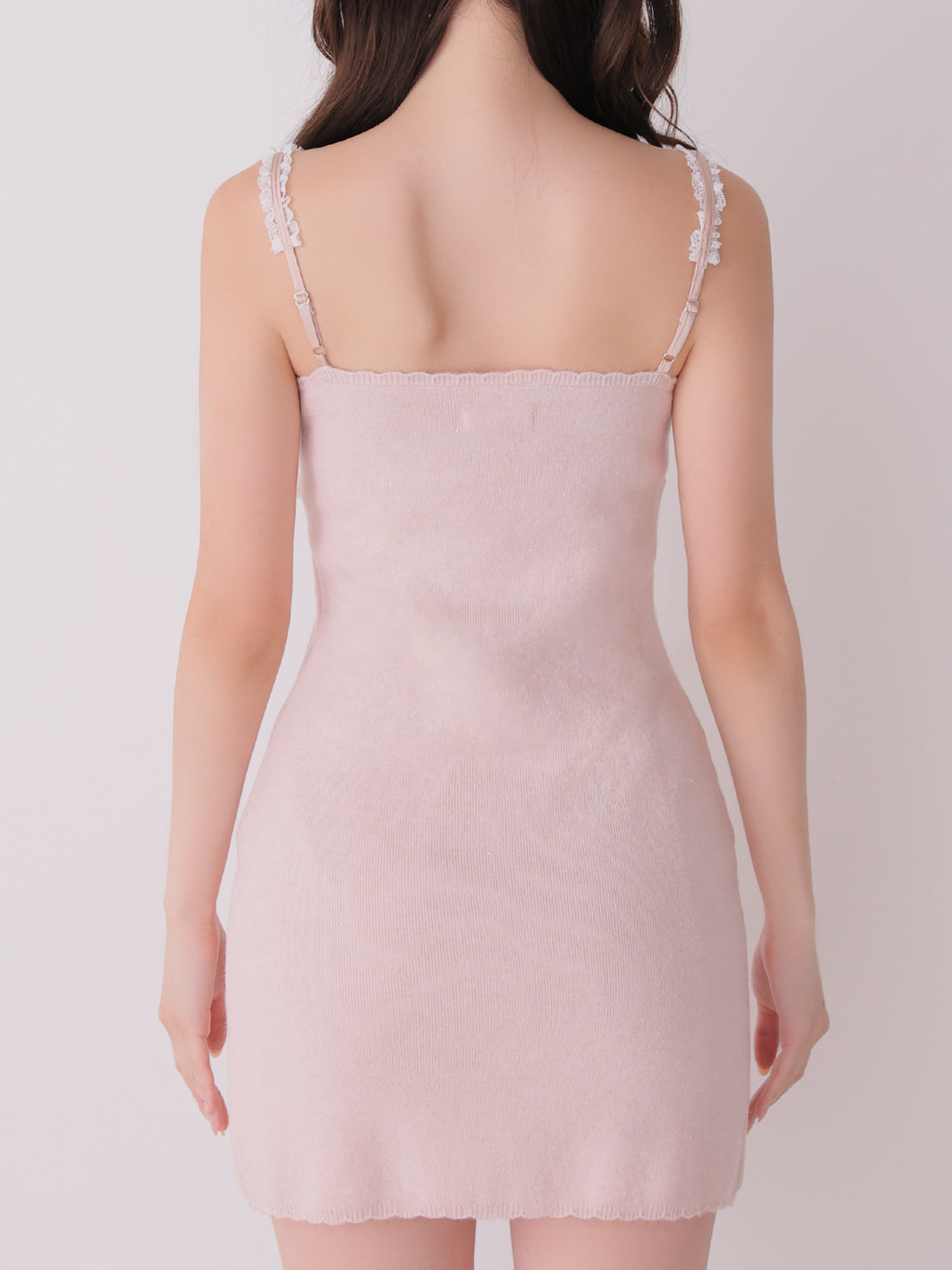 Lace cami ensemble knit onepiece(eme11126)