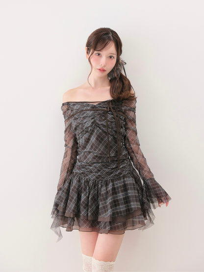 model：162cm　(size：F　color：Brown)