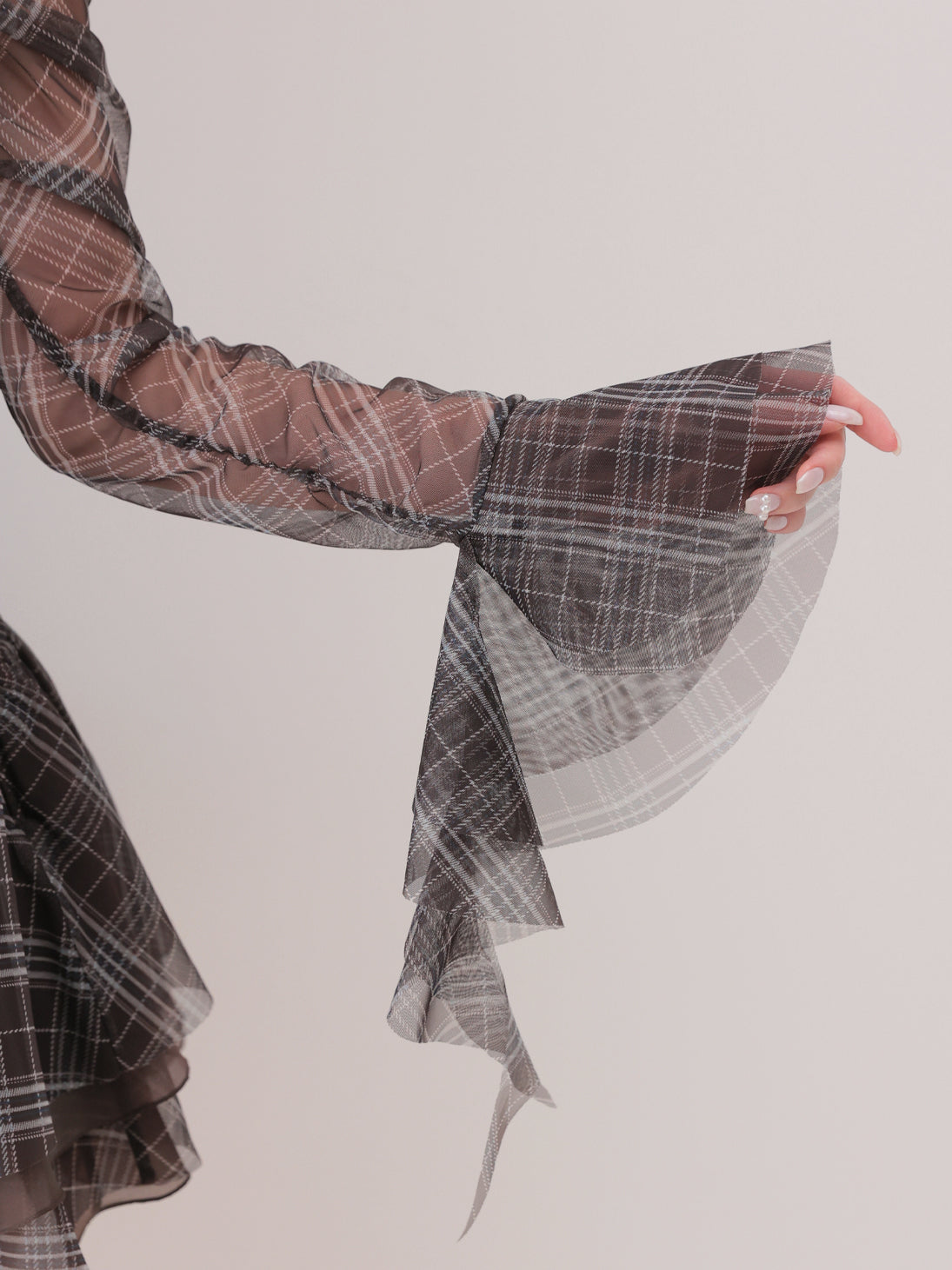 Check tulle gathered setup(eme11128)