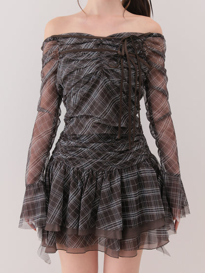 model：162cm　(size：F　color：Brown)