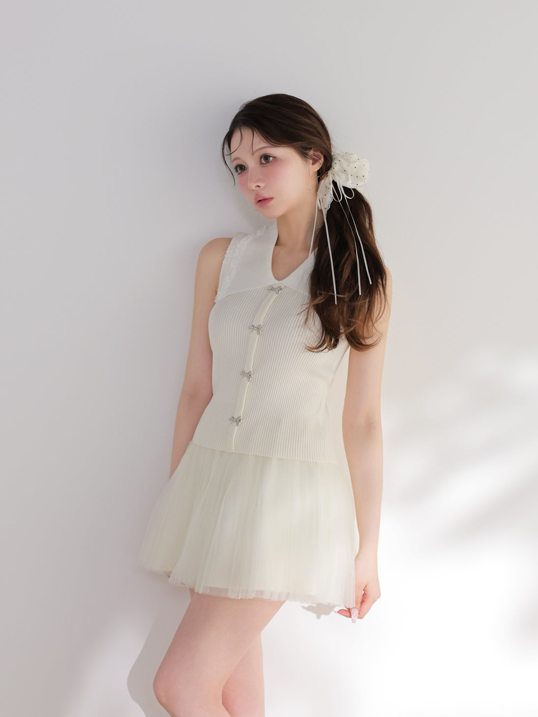 エムエメ シュシュ Logo satin ribbon chouchou Logo satin ribbon chouchou(eme11134) – M me eme