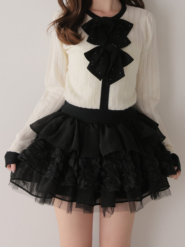 model：162cm　(size：F　color：Black)