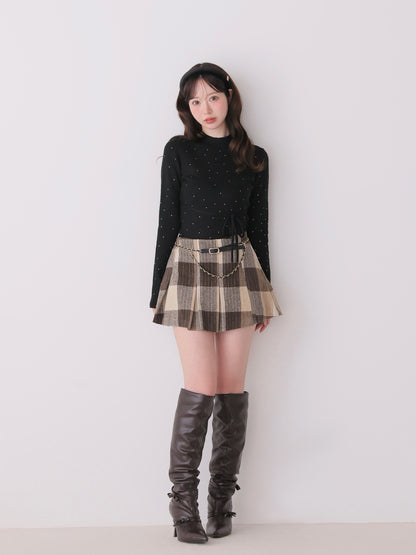 model：162cm　(size：F　color：Black)