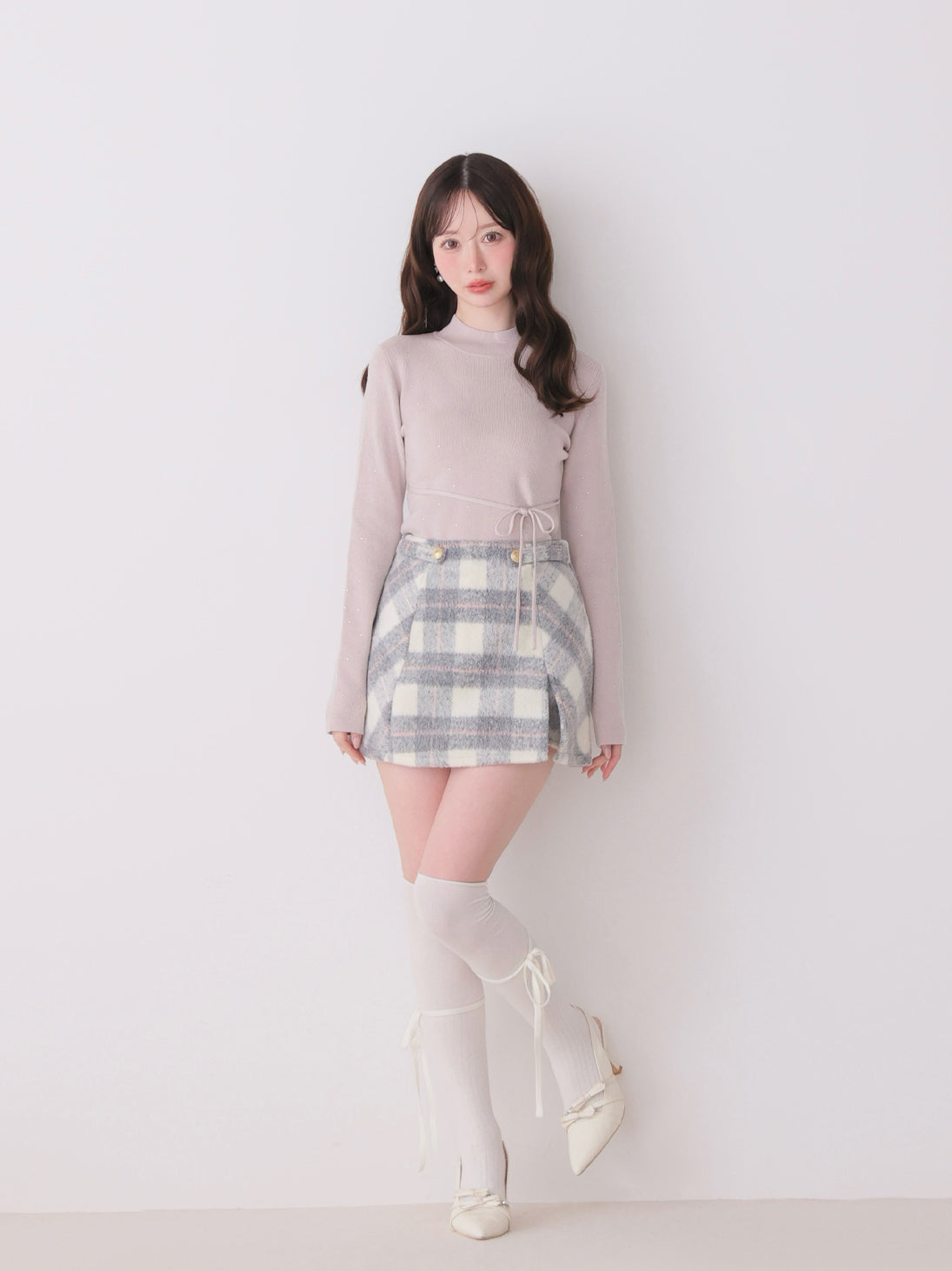 model：162cm　(size：F　color：Pink)