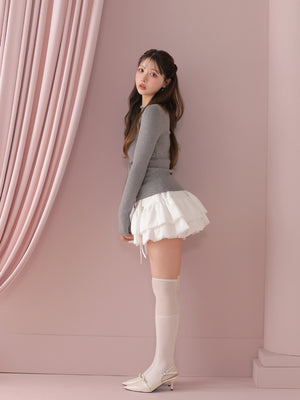 model：160cm　(size：F　color：Gray)