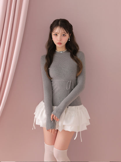 model：160cm　(size：F　color：Gray)