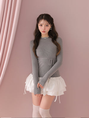 model：160cm　(size：F　color：Gray)