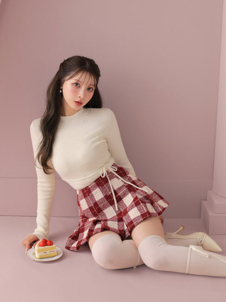 model：160cm　(size：F　color：Ivory)
