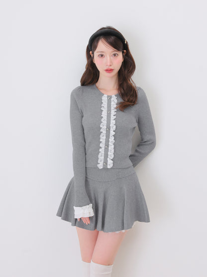 model：162cm　(size：F　color：Gray)