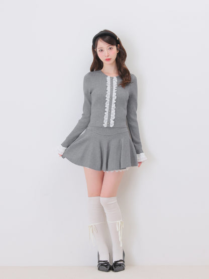 model：162cm　(size：F　color：Gray)