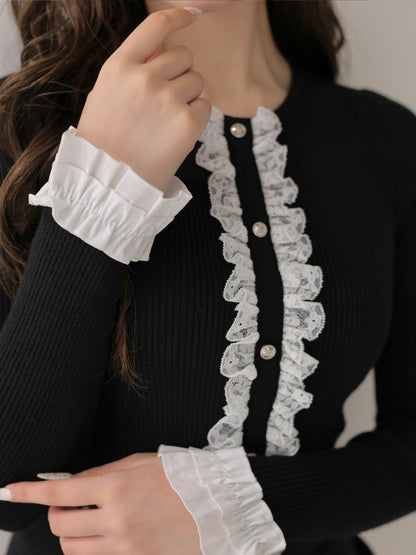 model：160cm　(size：F　color：Black)