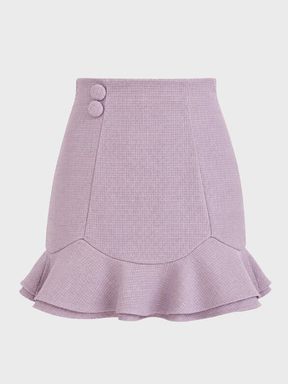 【SALE】【70％OFF】Hem flare mini skirt (eme10307)
