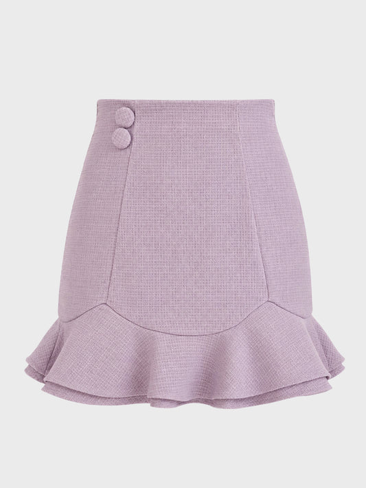 【SALE】【70％OFF】Hem flare mini skirt (eme10307)