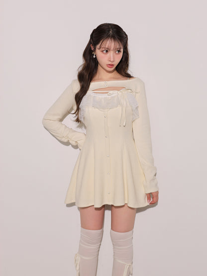 model：160cm　(size：F　color：Ivory)