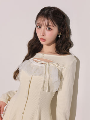 model：160cm　(size：F　color：Ivory)