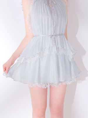 model：162cm　(size：F　color：Blue)