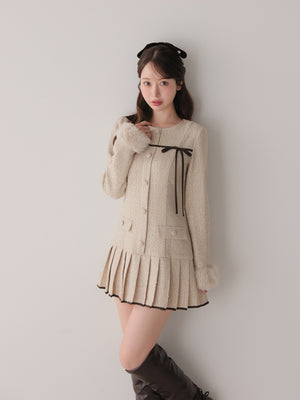 model：162cm　(size：F　color：Beige)